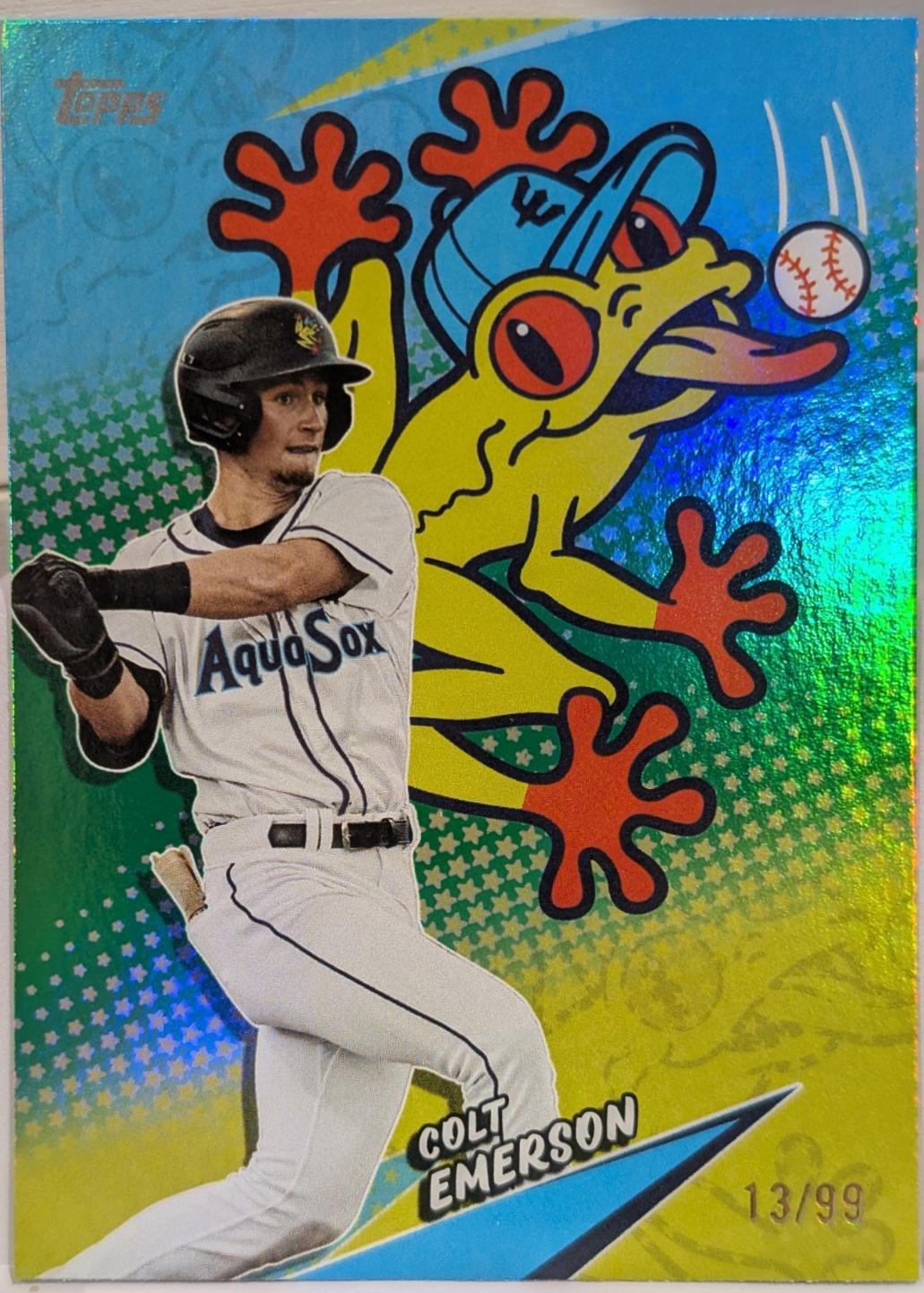 2025 Topps Pro Debut Stars of MiLB Colt Emerson [Green Foil] #STAR-13 card