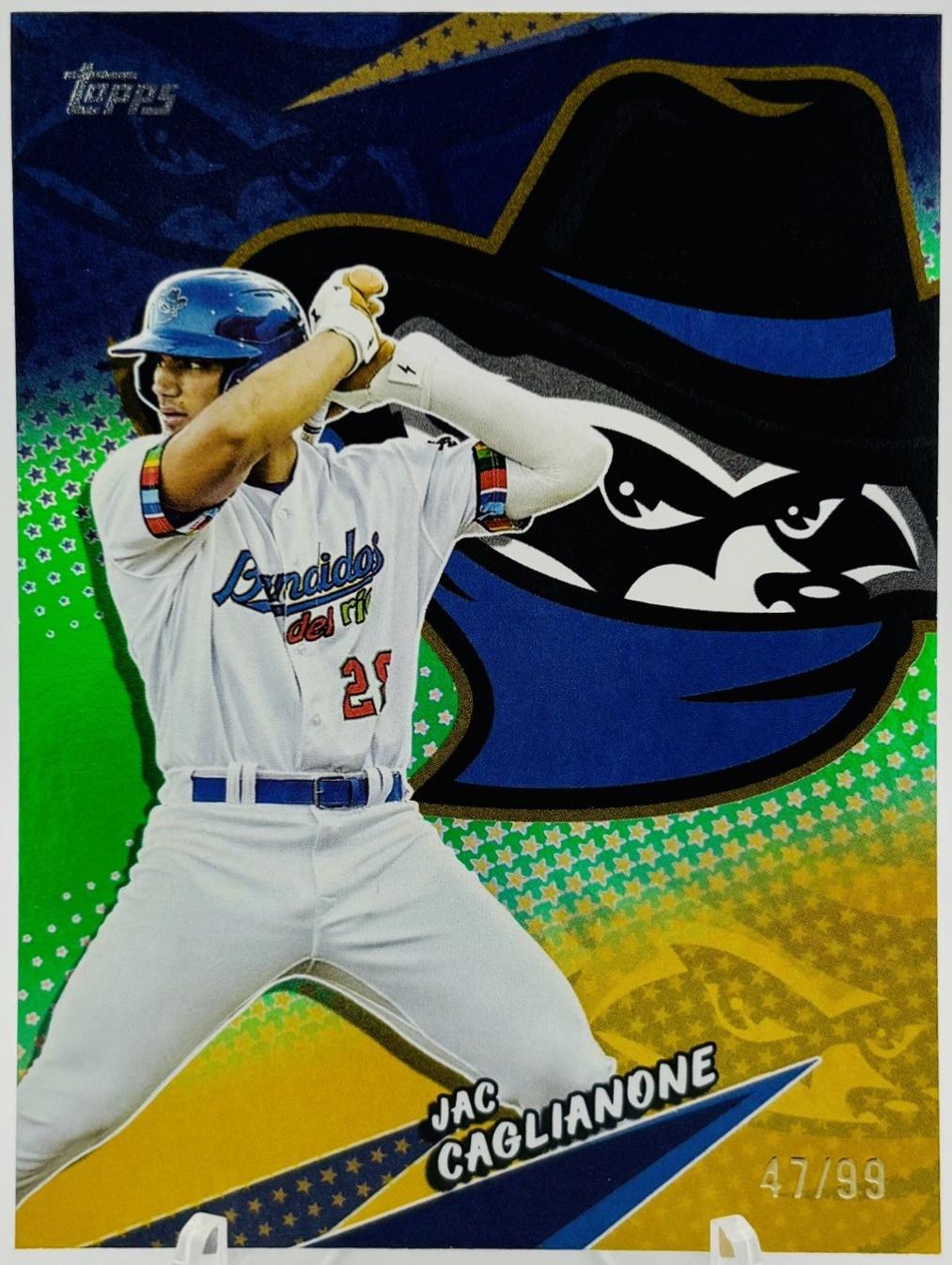 2025 Topps Pro Debut Stars of MiLB Jac Caglianone [Green Foil] #STAR-20 card