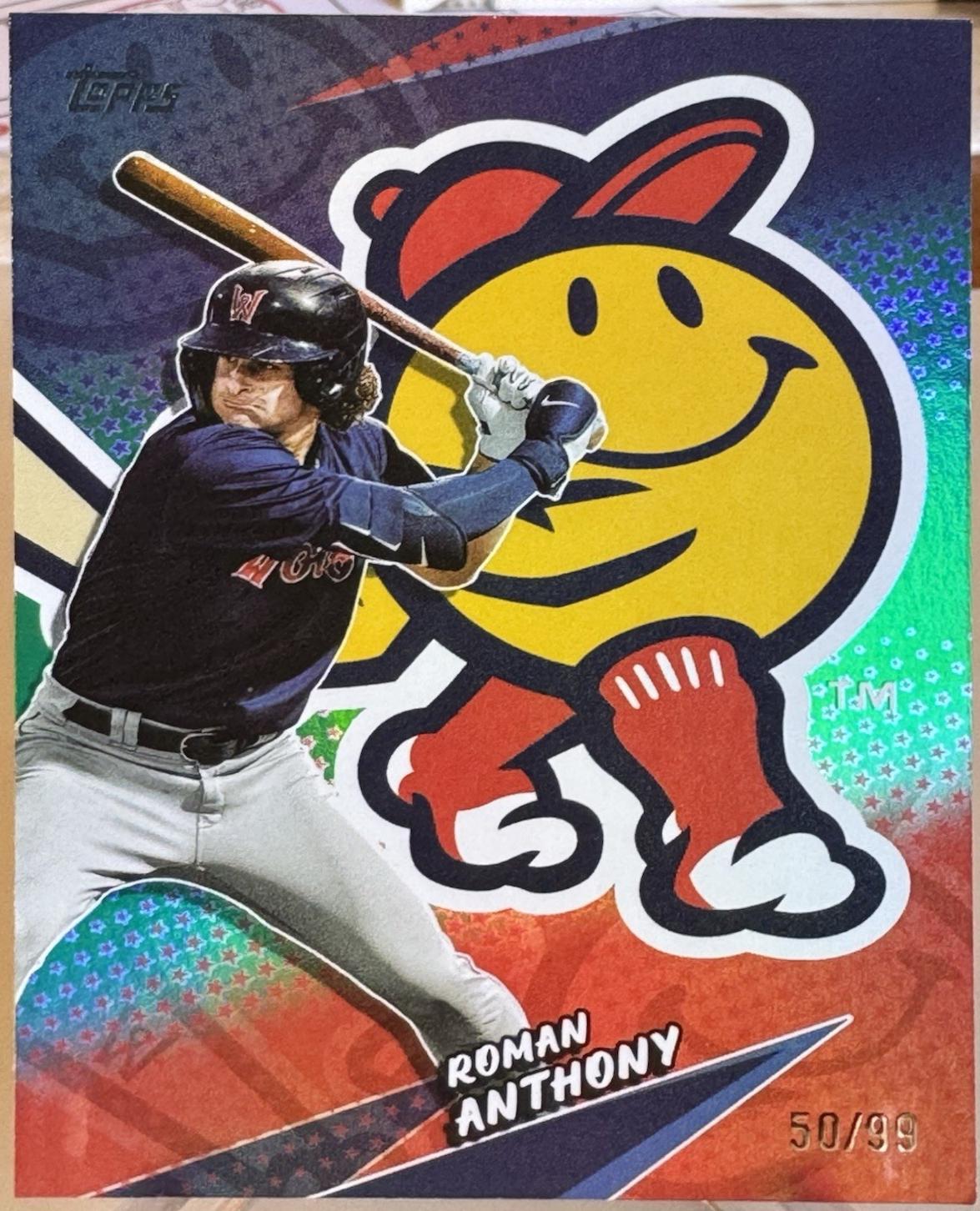2025 Topps Pro Debut Stars of MiLB Roman Anthony [Green Foil] #STAR-21 card
