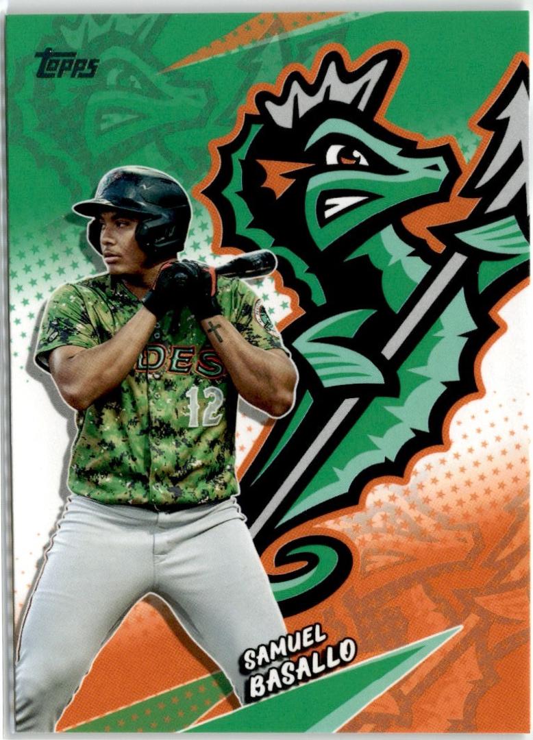 2025 Topps Pro Debut Stars of MiLB Samuel Basallo #STAR-9 card