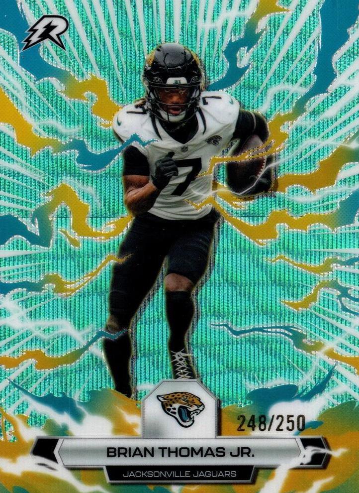 2025 Topps Resurgence Brian Thomas Jr. [Aqua Surge] #45 card