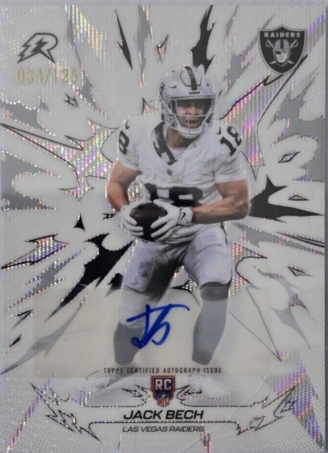 2025 Topps Resurgence Jack Bech [White Surge Signature] #148 card