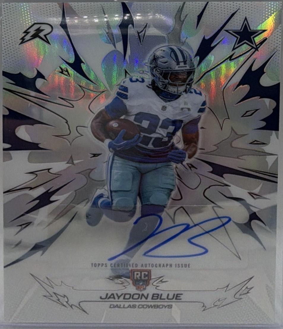 2025 Topps Resurgence Jaydon Blue [Blue Surge Signature] #125 card