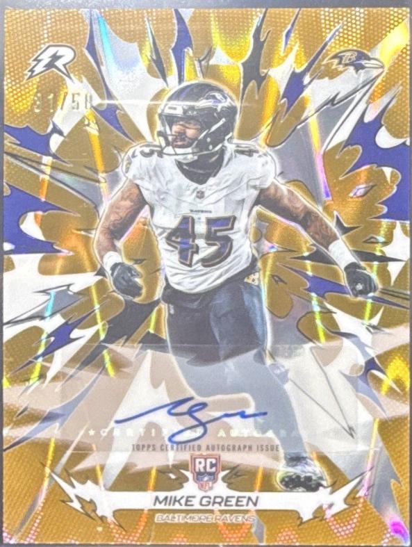2025 Topps Resurgence Mike Green [Gold Static Signature] #108 card