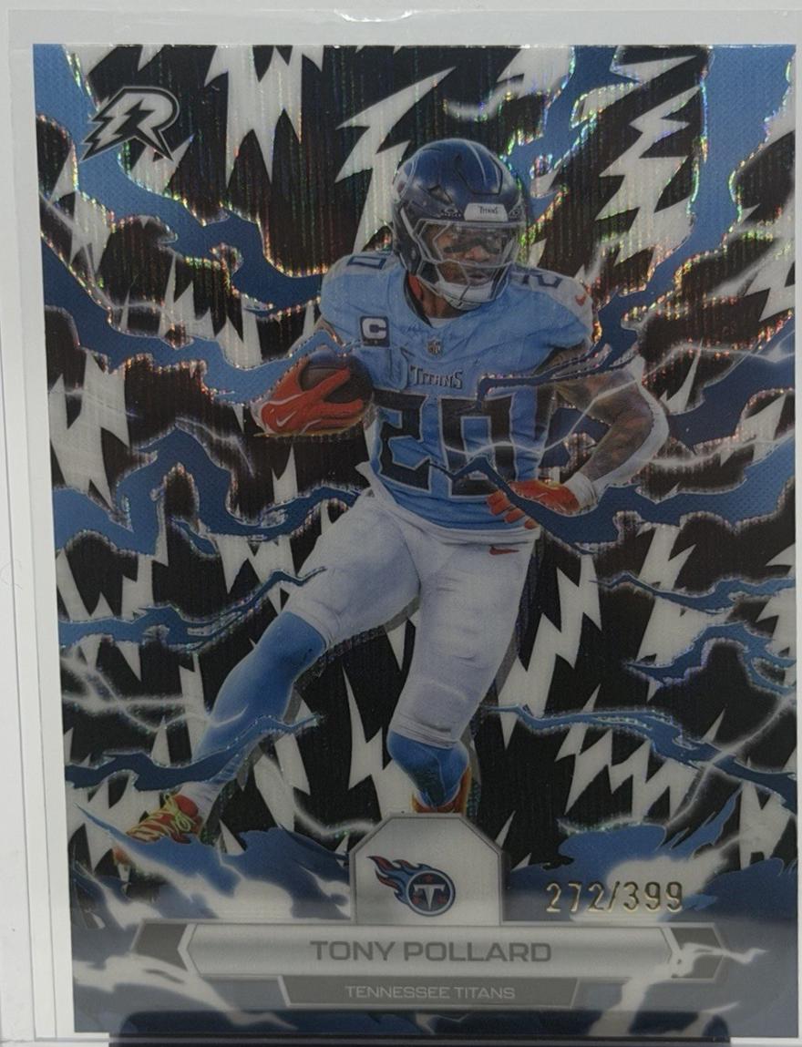 2025 Topps Resurgence Tony Pollard [Black White Surge] #96 card