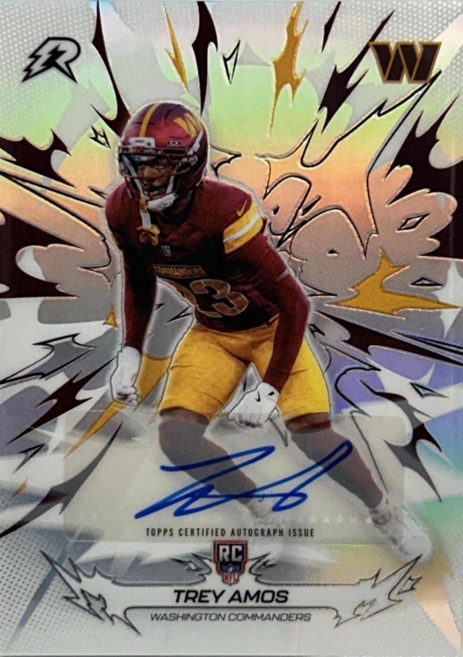 2025 Topps Resurgence Trey Amos [Signature] #199 card