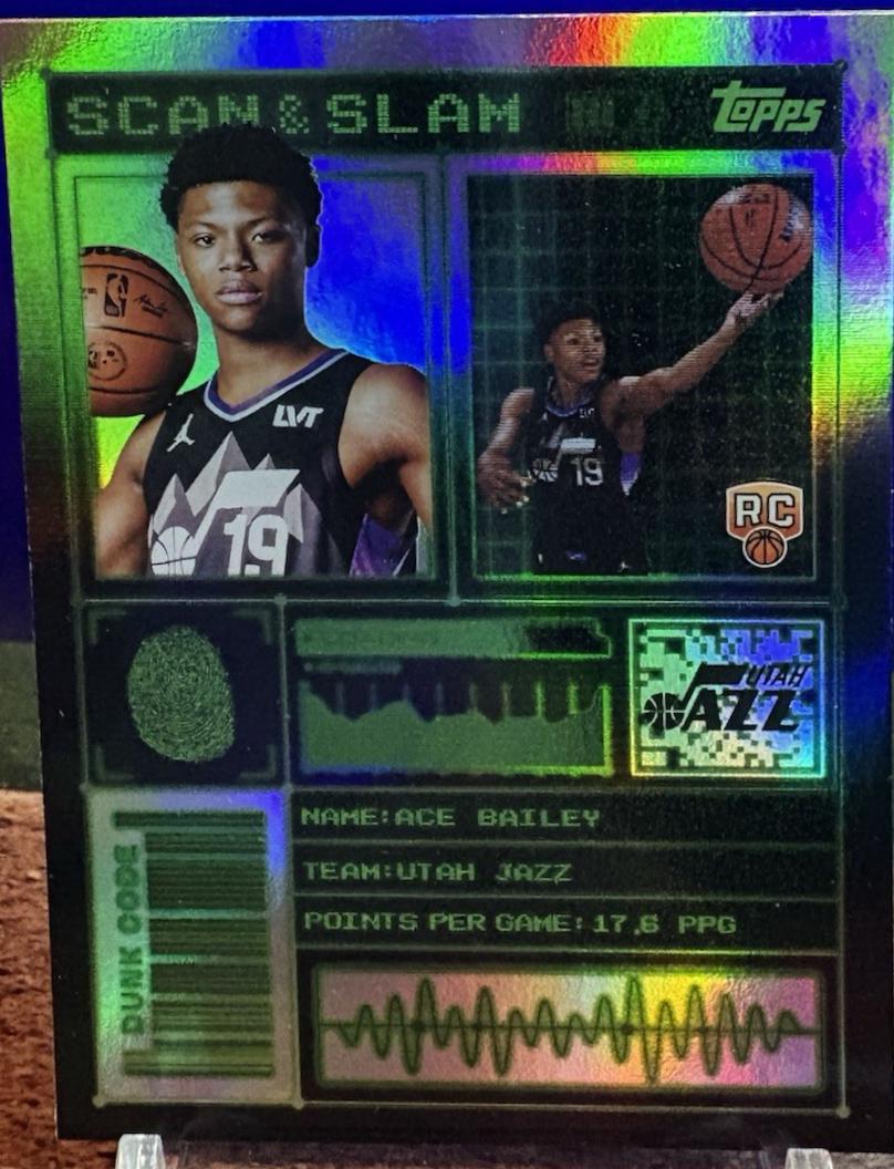 2025 Topps Scan and Slam Ace Bailey #SS-30 card