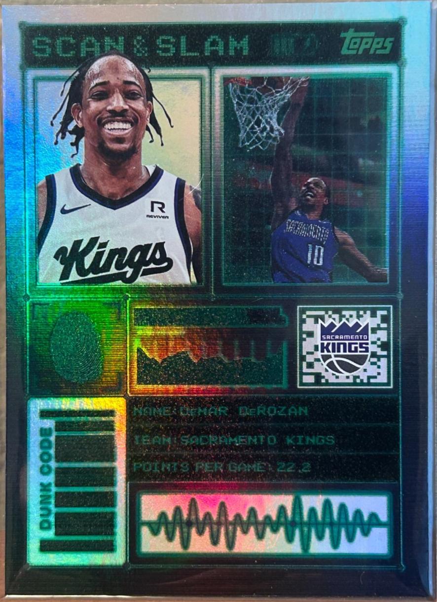 2025 Topps Scan and Slam DeMar Derozan #SS-22 card