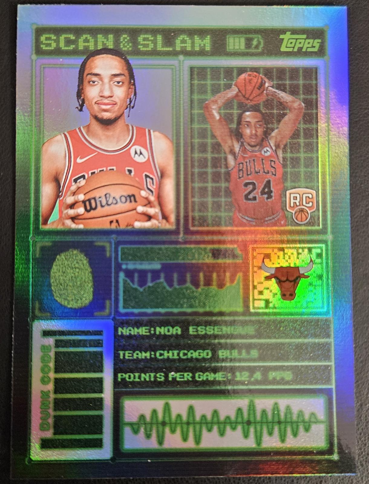 2025 Topps Scan and Slam Noa Essengue #SS-37 card