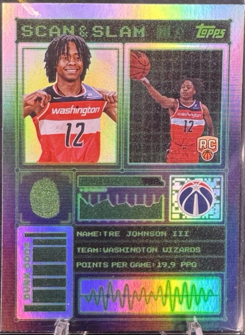 2025 Topps Scan and Slam Tre Johnson III #SS-31 card