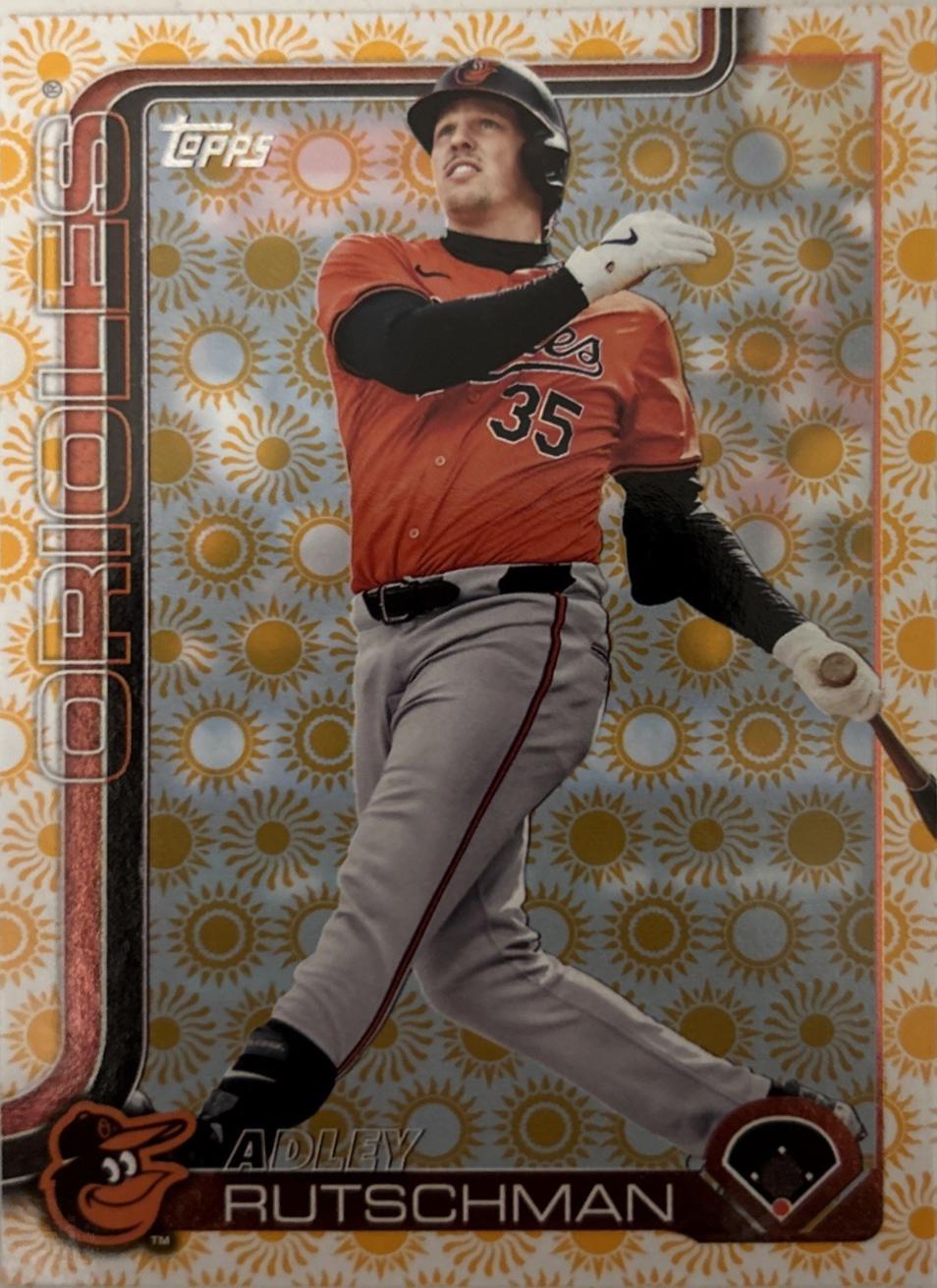 2025 Topps Series 2 Adley Rutschman [Holiday Sun] #650 card