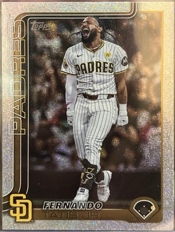 2025 Topps Series 2 Fernando Tatis Jr. [Sandglitter] #600 card