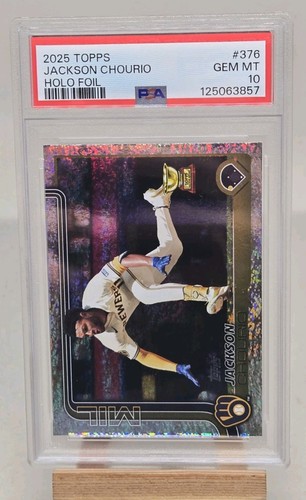 2025 Topps Series 2 Jackson Chourio #376 card