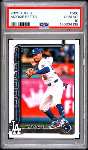 2025 Topps Series 2 Mookie Betts #500 card