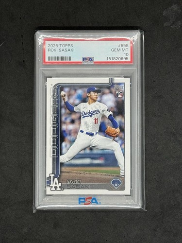 2025 Topps Series 2 Roki Sasaki #558 card