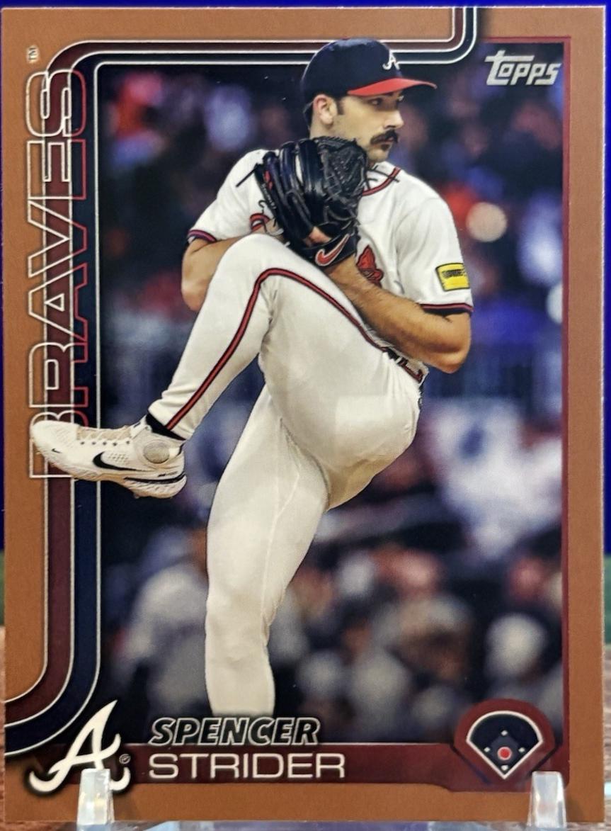 2025 Topps Series 2 Spencer Strider [Gold] #579 card