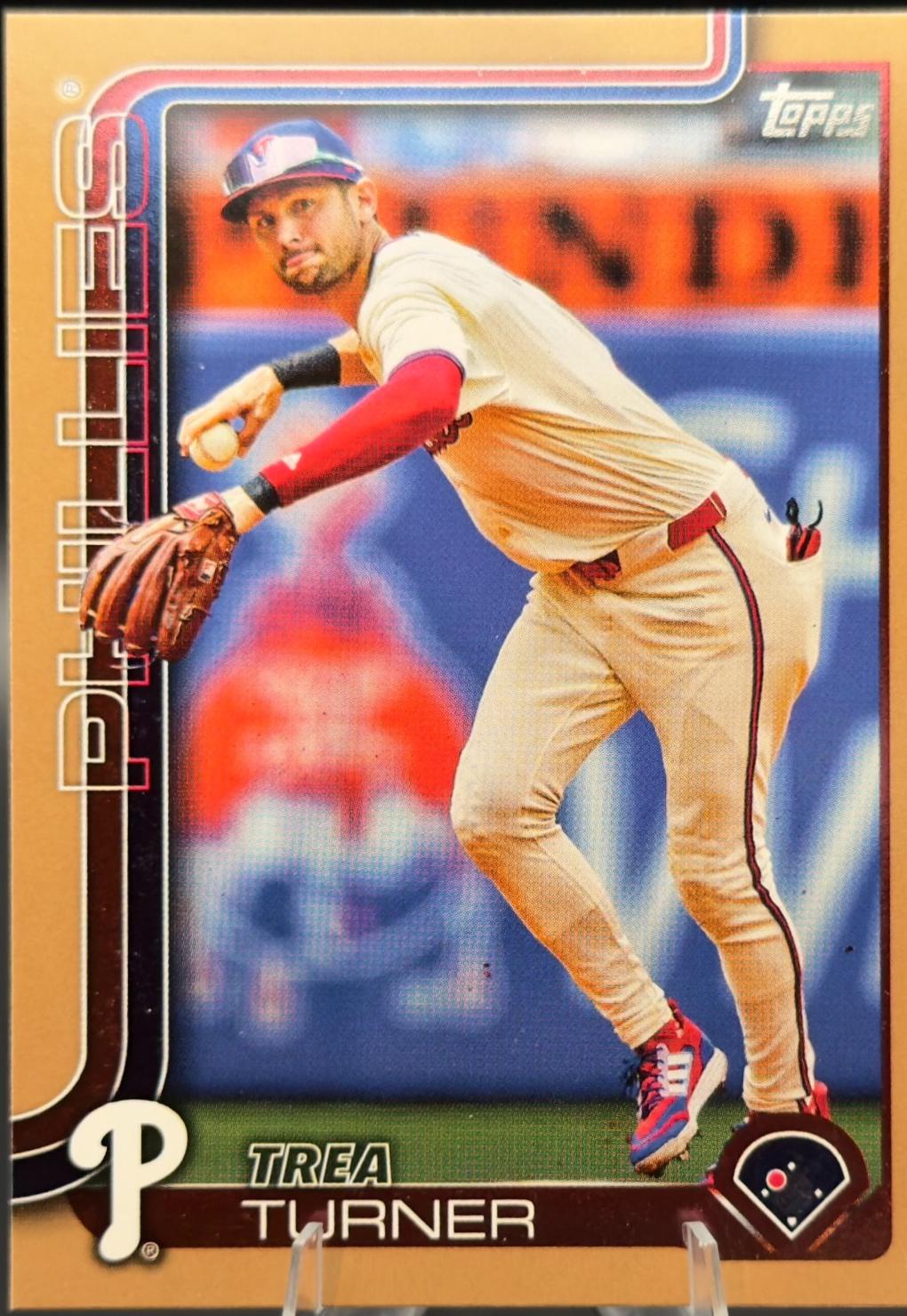 2025 Topps Series 2 Trea Turner [Gold] #450 card