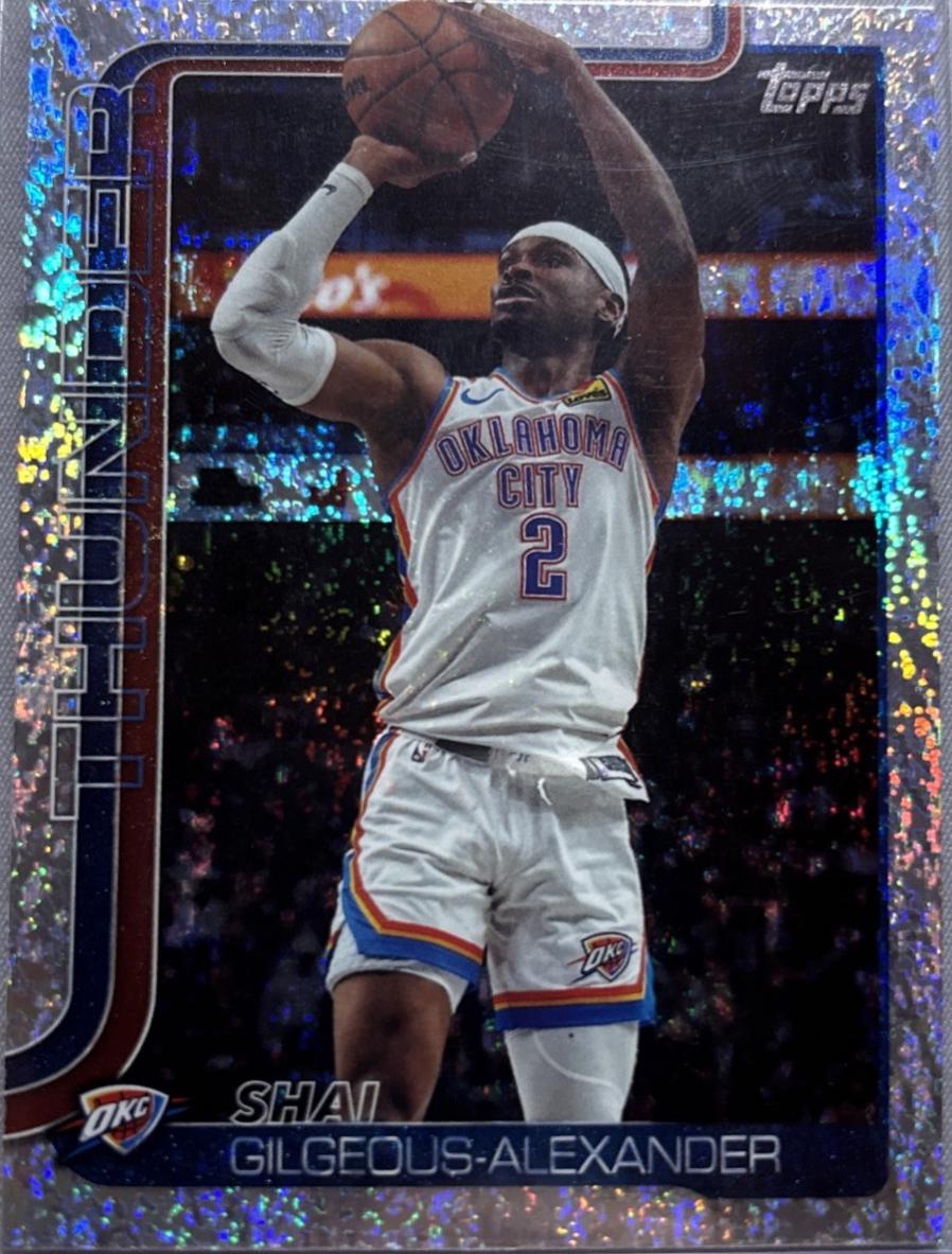 2025 Topps Shai Gilgeous-Alexander [Sandglitter] #115 card