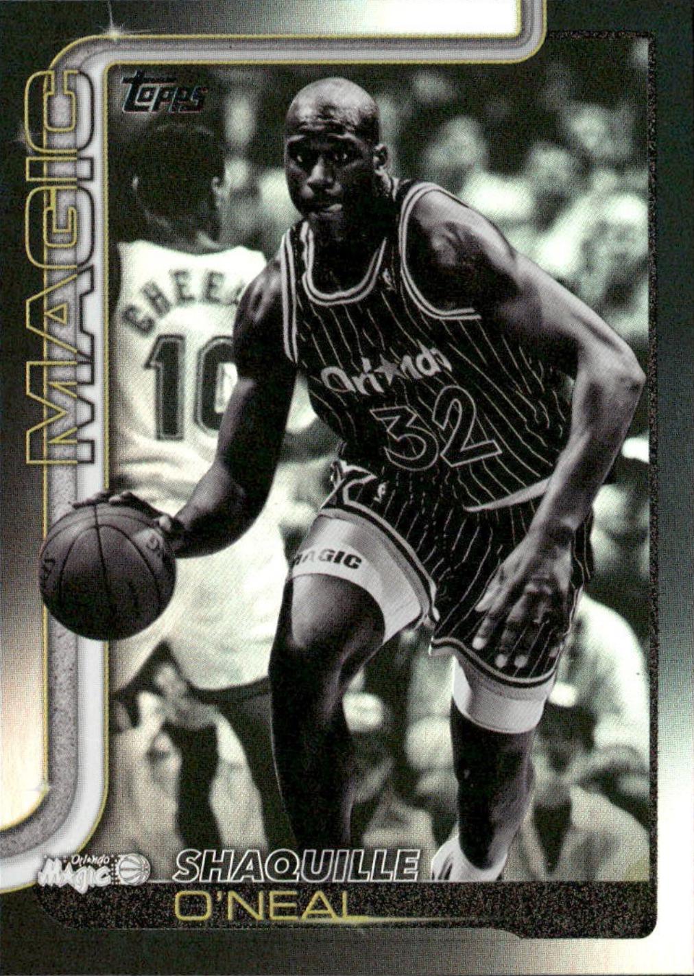 2025 Topps Shaquille O'Neal [Blackout] #260 card