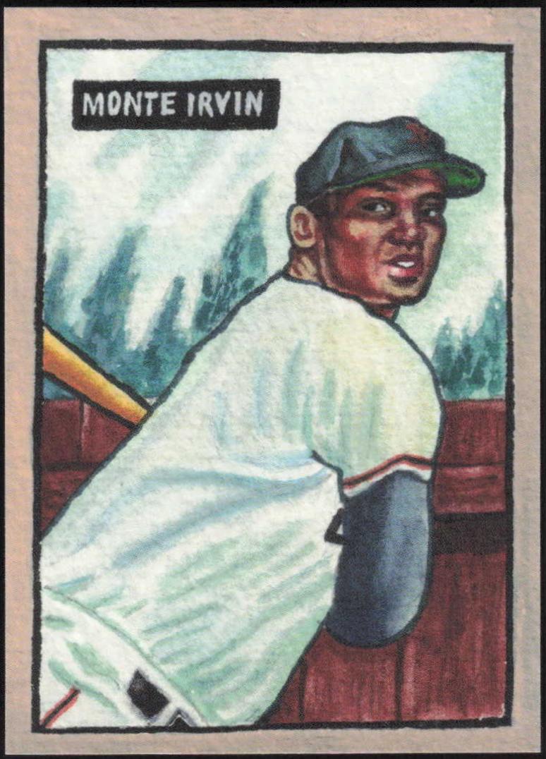 2025 Topps Shoebox Treasures 1951 Bowman Short Print Monte Irvin #B51-8 card