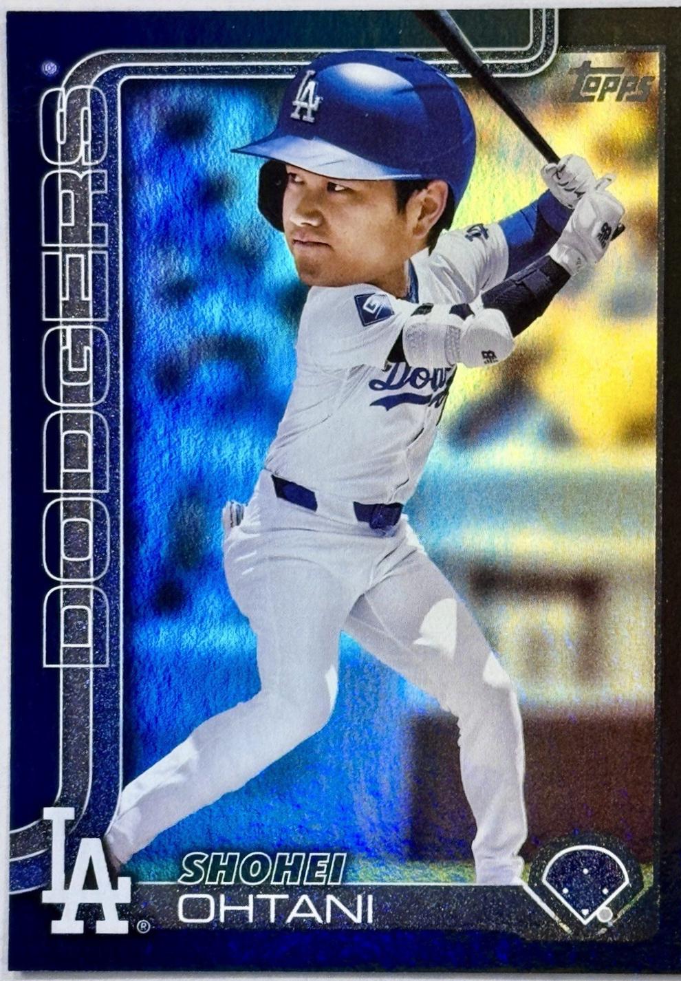 2025 Topps Shohei Ohtani [Green Rainbow] #1 card