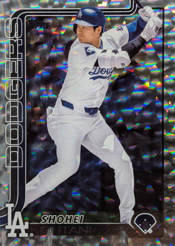 2025 Topps Shohei Ohtani [Silver Cracked] #1 card