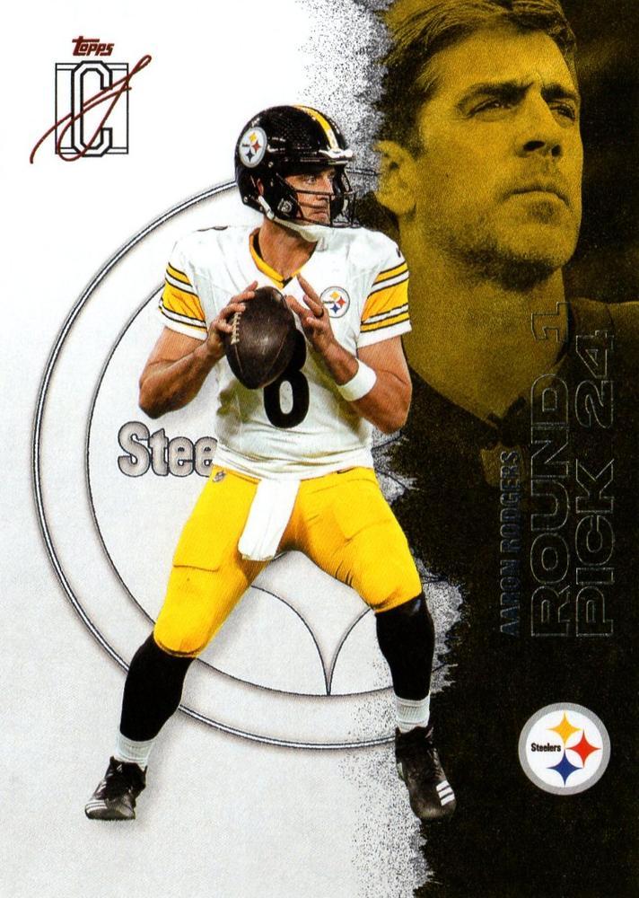 2025 Topps Signature Class Aaron Rodgers #44 card