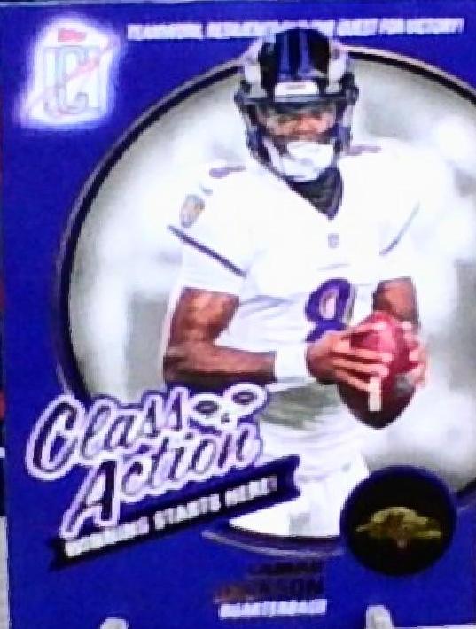2025 Topps Signature Class Action Lamar Jackson #CA-3 card