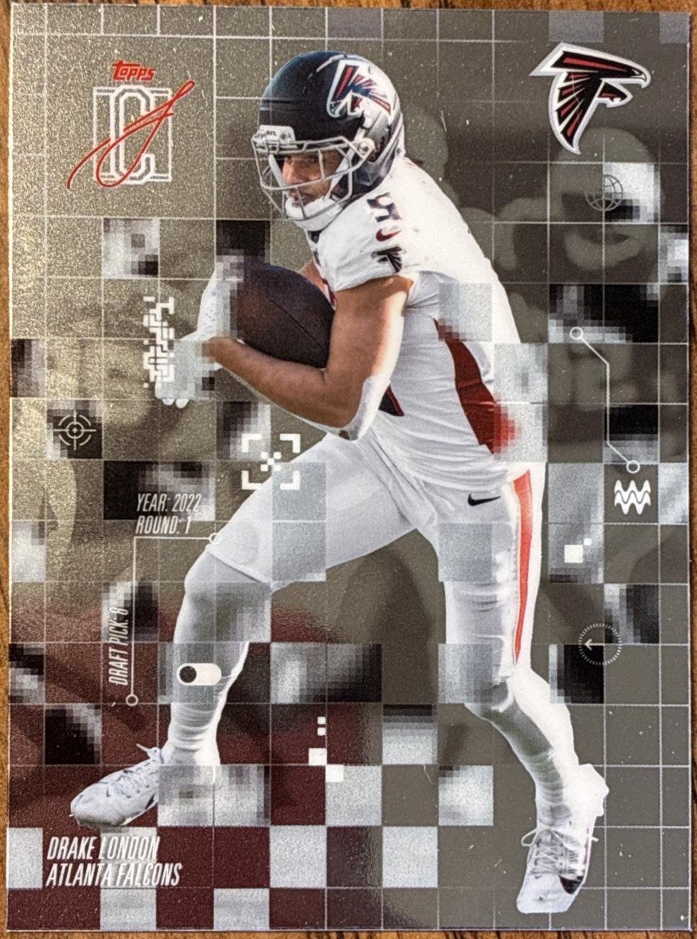 2025 Topps Signature Class After Image Drake London #AI-2 card