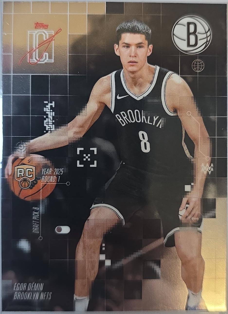 2025 Topps Signature Class After Image Egor Demin #AF-8 card