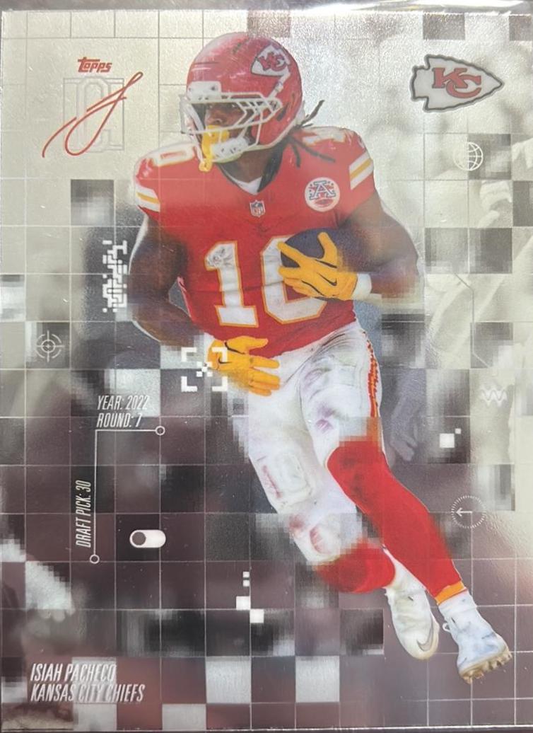 2025 Topps Signature Class After Image Isiah Pacheco #AI-15 card