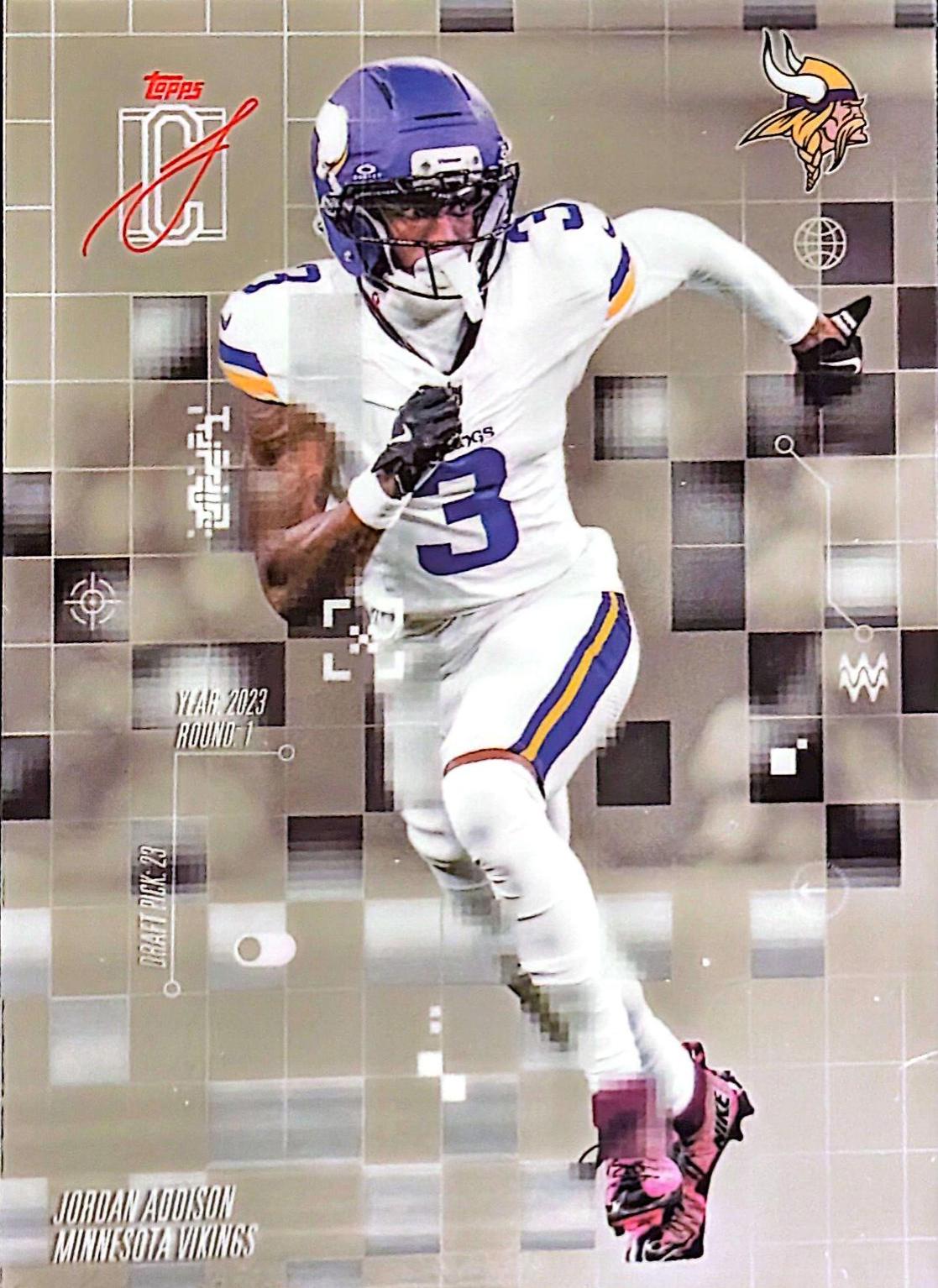2025 Topps Signature Class After Image Jordan Addison #AI-20 card