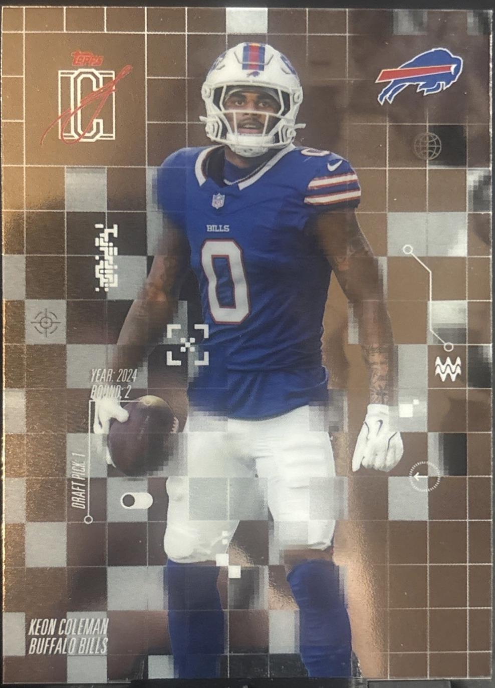 2025 Topps Signature Class After Image Keon Coleman #AI-4 card