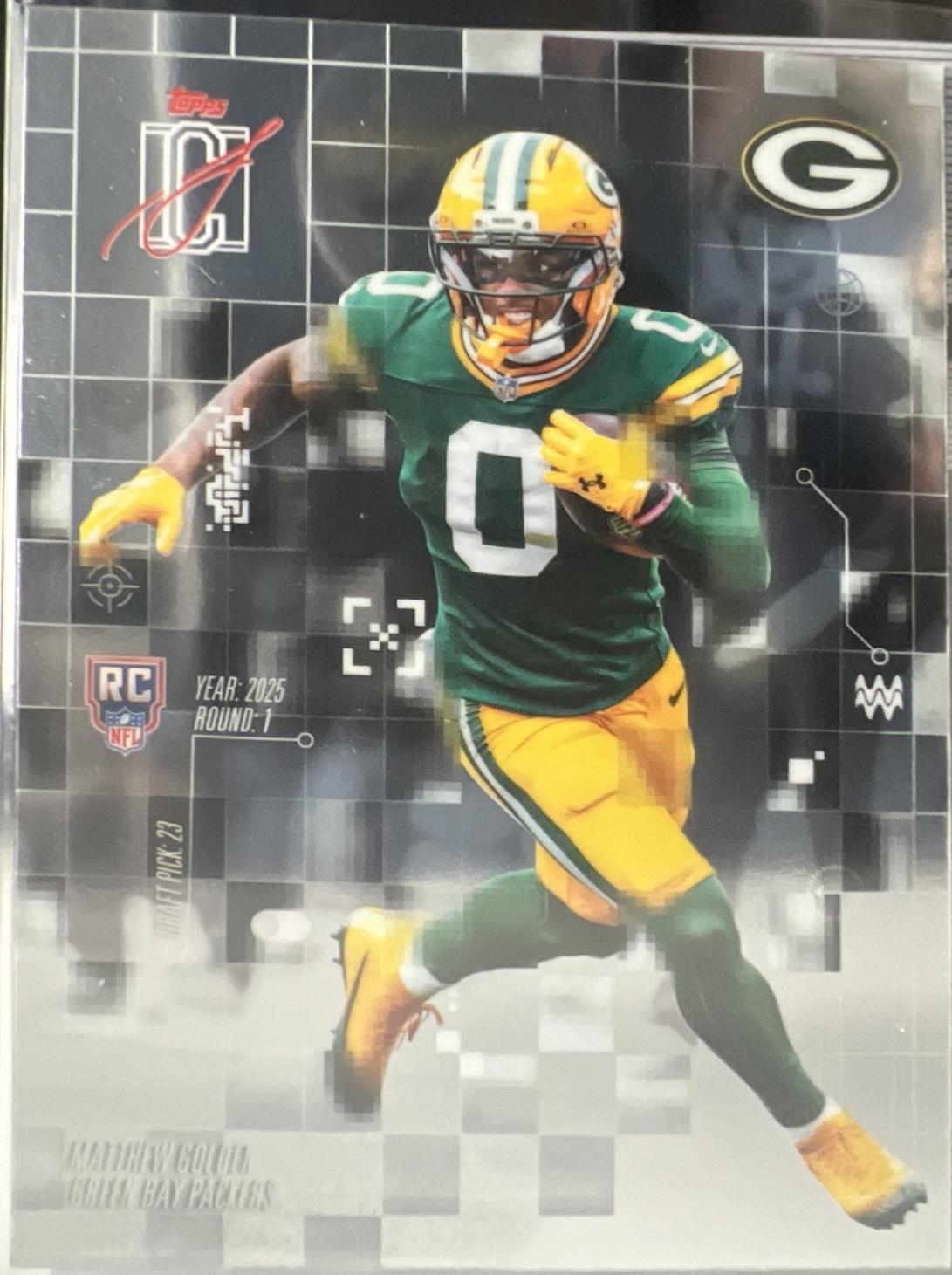2025 Topps Signature Class After Image Matthew Golden #AI-11 card