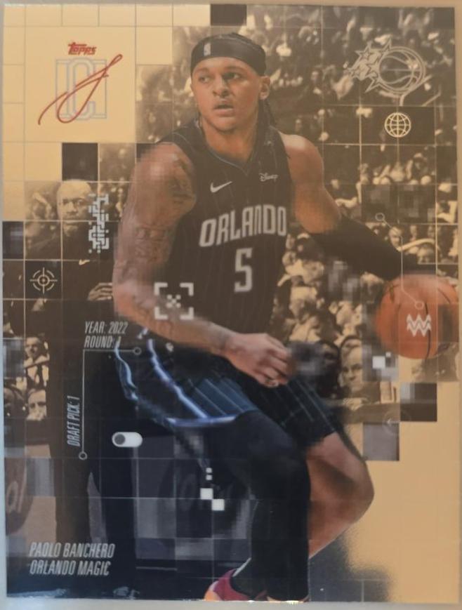 2025 Topps Signature Class After Image Paolo Banchero #AF-14 card