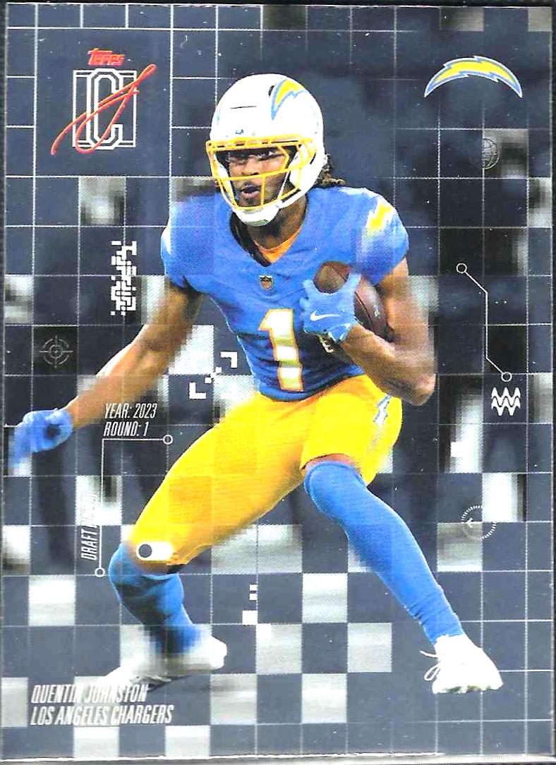 2025 Topps Signature Class After Image Quentin Johnston #AI-16 card
