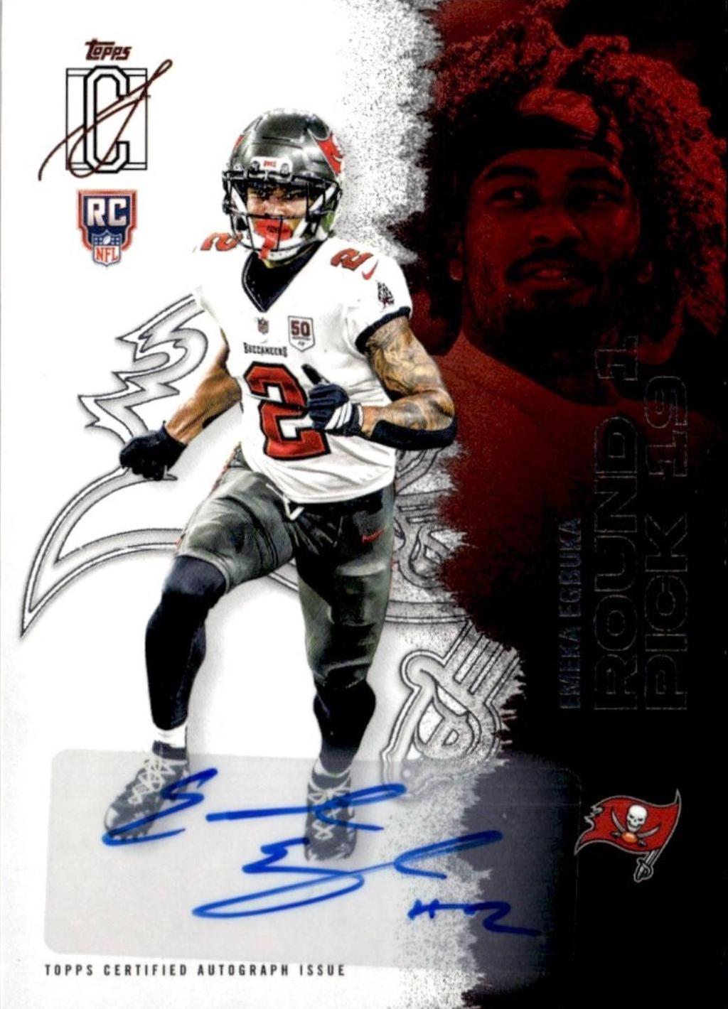 2025 Topps Signature Class Emeka Egbuka [Autograph] #105 card