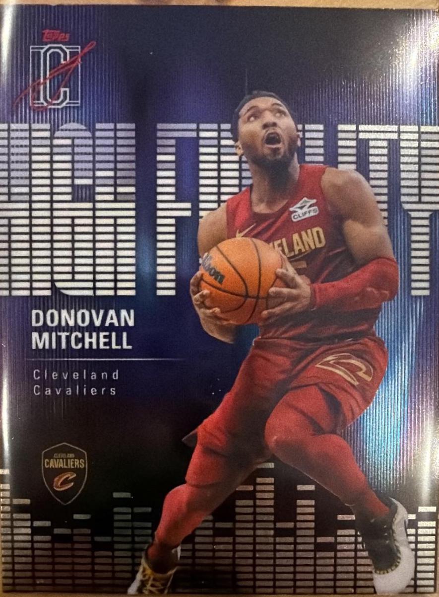 2025 Topps Signature Class High Fidelity Donovan Mitchell #HF-25 card