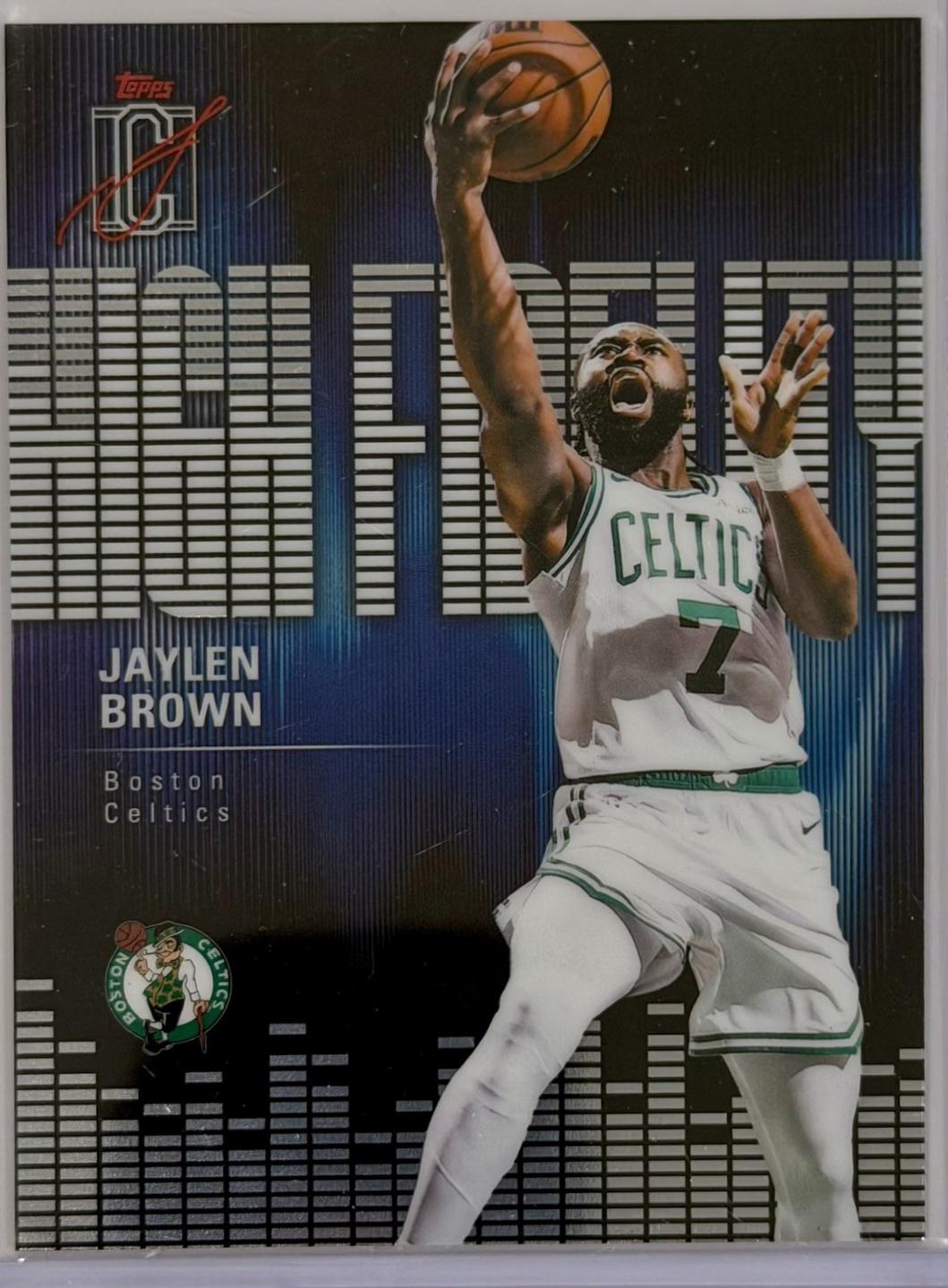 2025 Topps Signature Class High Fidelity Jaylen Brown #HF-23 card