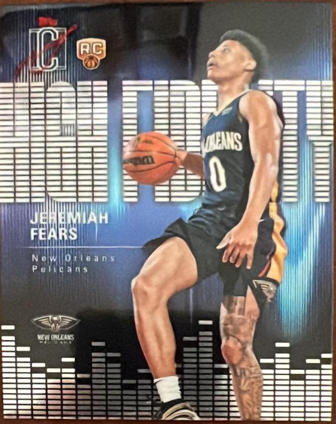 2025 Topps Signature Class High Fidelity Jeremiah Fears #HF-7 card