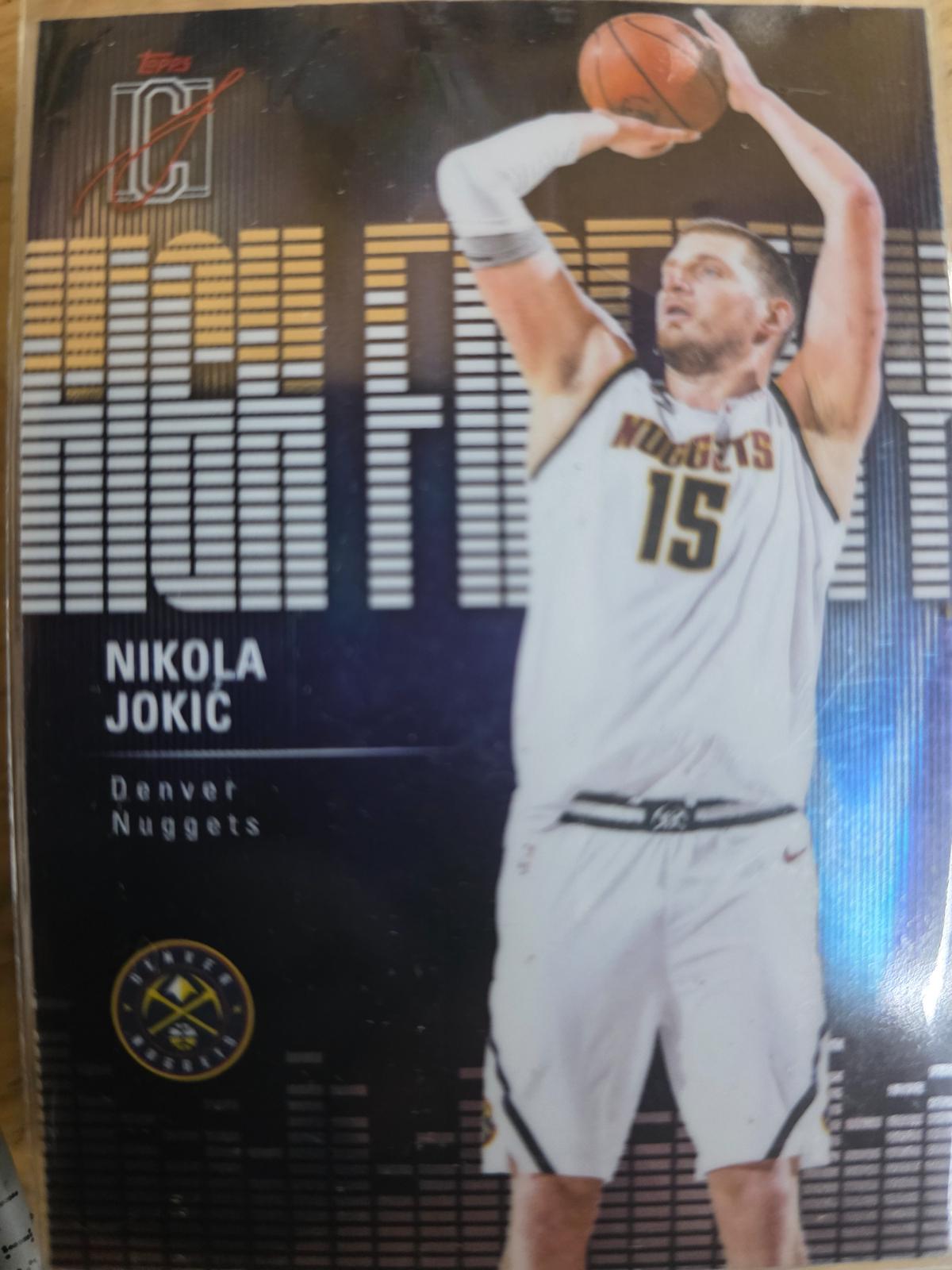 2025 Topps Signature Class High Fidelity Nikola Jokic #HF-21 card