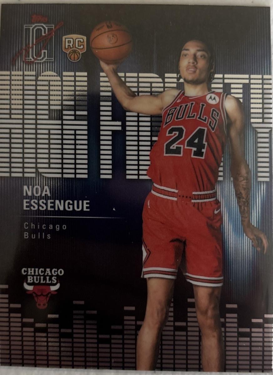 2025 Topps Signature Class High Fidelity Noa Essengue #HF-12 card