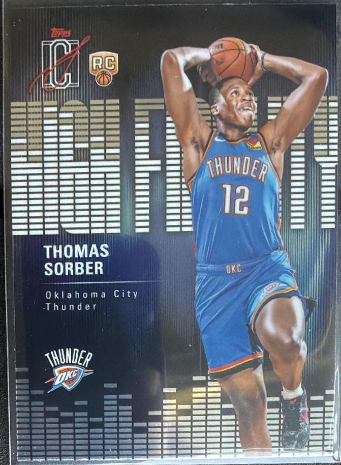 2025 Topps Signature Class High Fidelity Thomas Sorber #HF-15 card