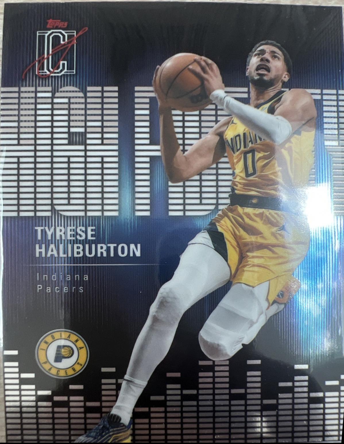 2025 Topps Signature Class High Fidelity Tyrese Haliburton #HF-30 card