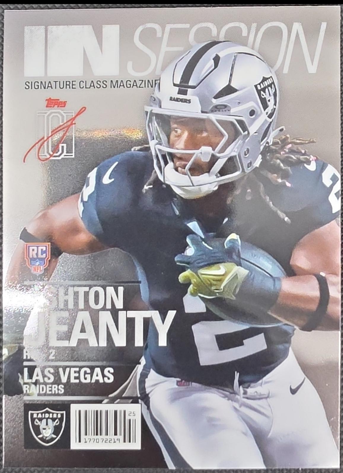 2025 Topps Signature Class In Session Ashton Jeanty #IS-18 card