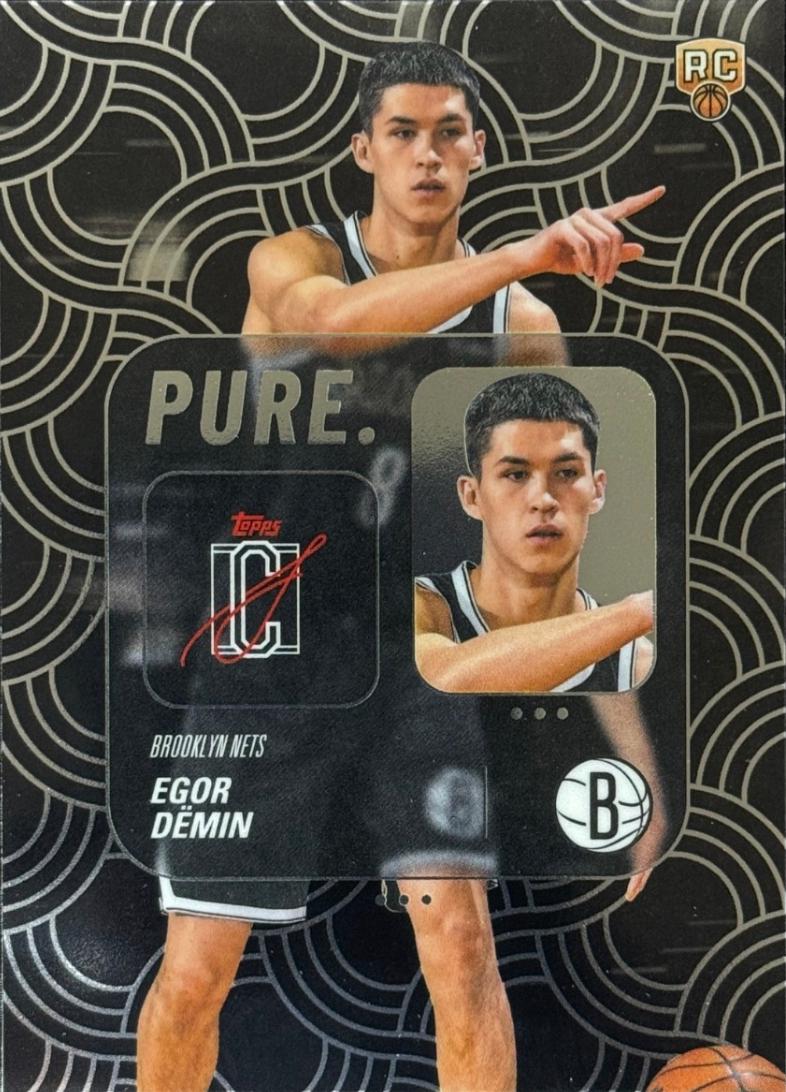 2025 Topps Signature Class Pure Egor Demin #PU-23 card