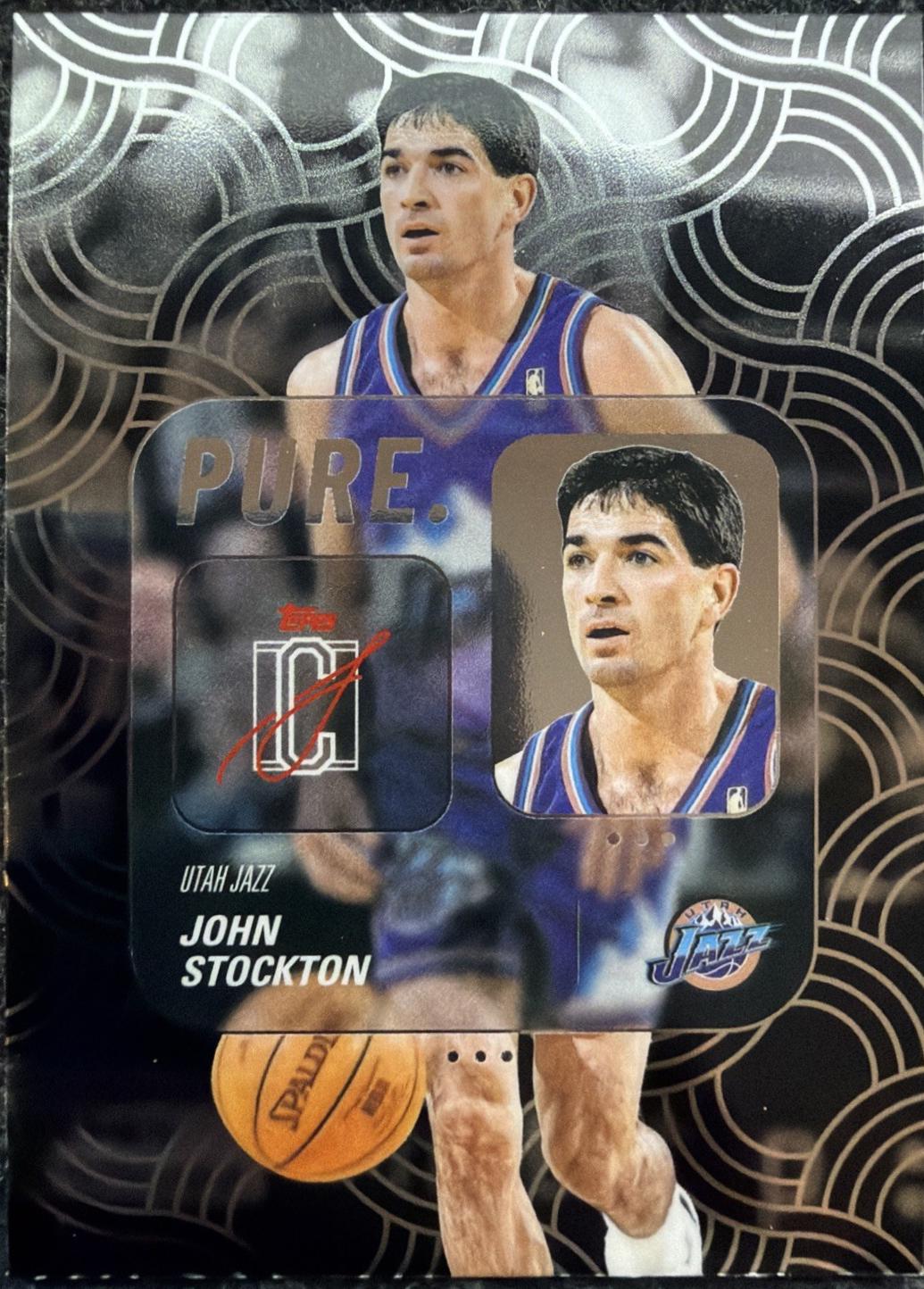 2025 Topps Signature Class Pure John Stockton #PU-13 card