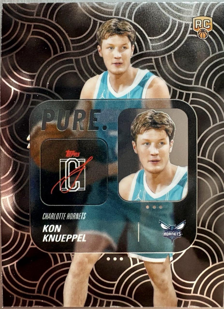 2025 Topps Signature Class Pure Kon Knueppel #PU-19 card