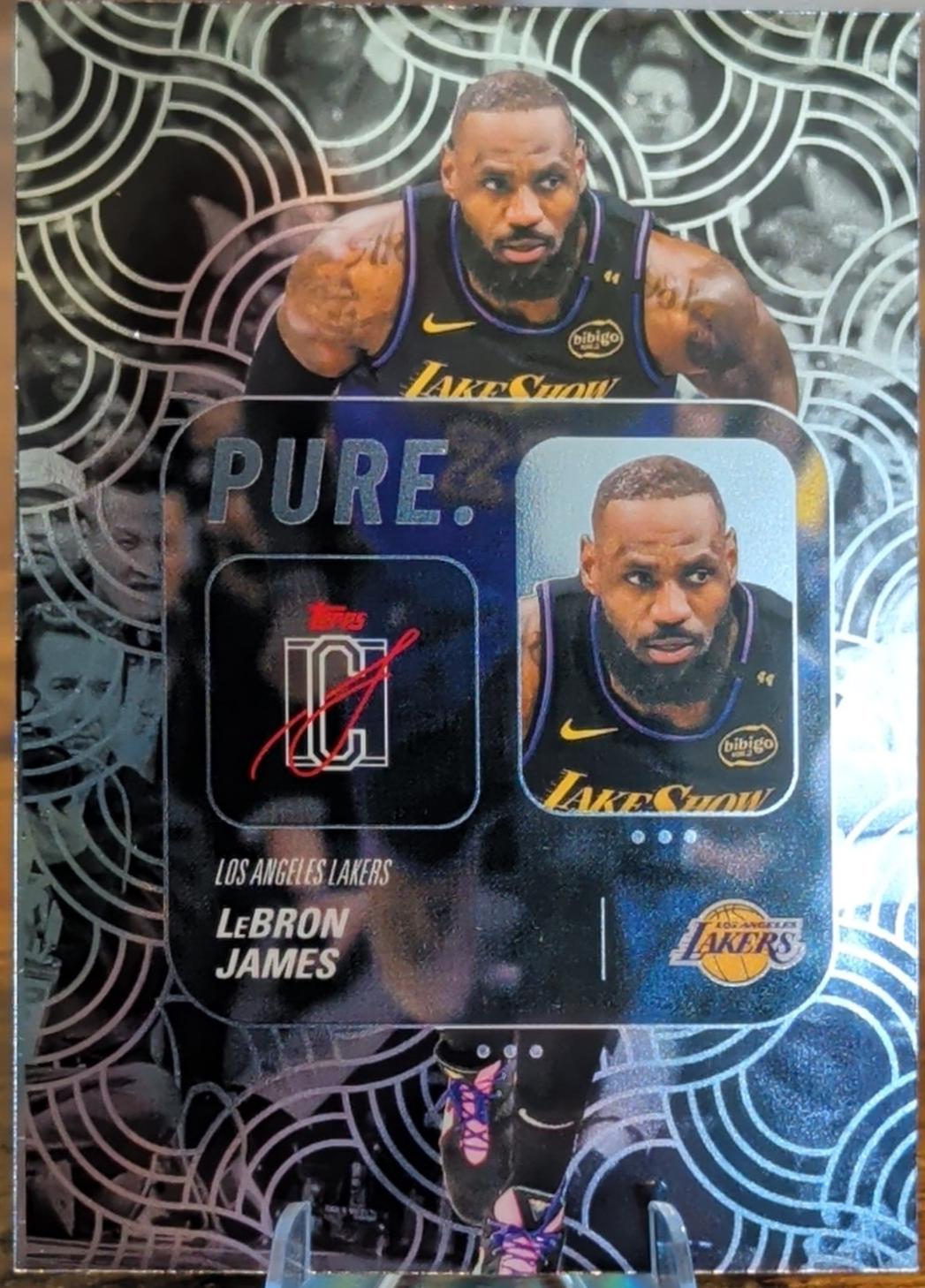 2025 Topps Signature Class Pure LeBron James #PU-1 card