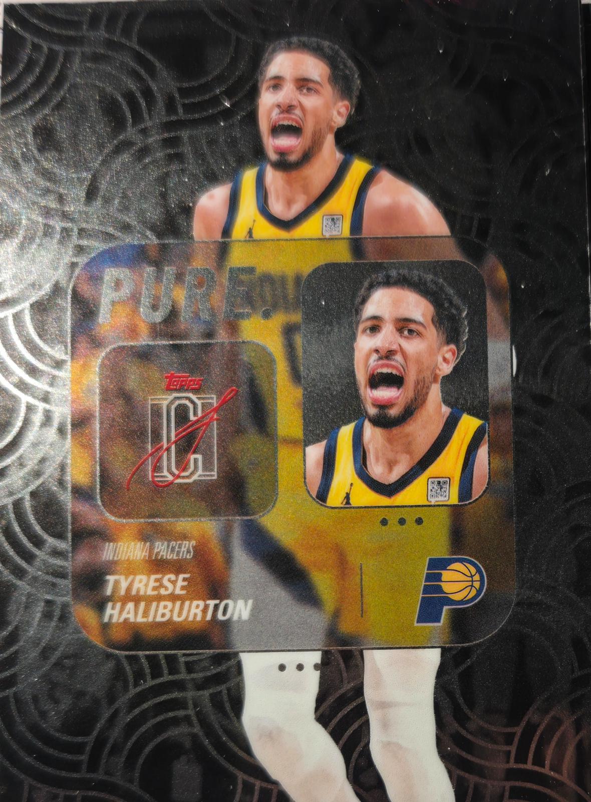2025 Topps Signature Class Pure Tyrese Haliburton #PU-4 card